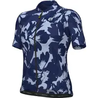 ALÉ - Women's Pragma Flower S/S Jersey - Radtrikot Gr XS blau