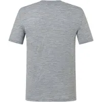 Super.natural M Johnny Tee cashmere grey melange/various (35G) XXL