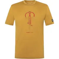 Super.natural - Vintage Bike Tee - Merinoshirt Gr 56 - XXL orange/gelb
