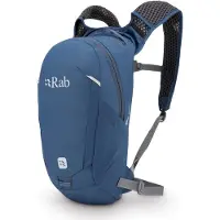 Rab Tygen 6 Rucksack, blau, mit Fahrradlicht-Befestigung & Brustgurt für Radfahrer