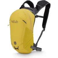 Rab Tygen Rucksack 6 Liter grau mit Fahrradlicht-Befestigung und Brustgurt
