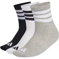 Adidas Funktionssocken "3-STREIFEN SPORTSWEAR DÄMPFENDE HALBHOHE, 3 PAAR" 3 Paar tlg.