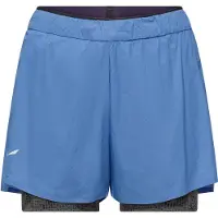 Salewa - Women's Pedroc Durastretch 2in1 Short - Shorts Gr 34 blau