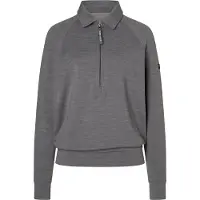 Super.natural W 1/4 Zip Sweater cashmere grey melange (55F) M