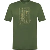 Super.natural - Fishing Adventure Tee - Merinoshirt Gr S oliv