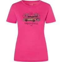 Super.natural - Women's Tropicar Tee - Merinoshirt Gr S rosa/ various