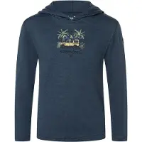 Super.natural K Tropicar Light Hoodie blueberry/various (W55) 152
