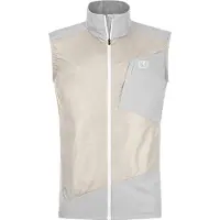 Ortovox - Trace Windbreaker Vest - Merinoweste Gr M grau/beige