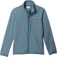 Columbia - Kid's Essential Hike Grid Fleece Full Zip - Fleecejacke Gr S grau