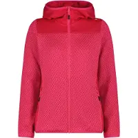 CMP Woman Fleece Fleece Jacket FIX Hood magenta-pink fluo (26CV) 42