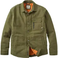 Passenger - Taranaki Canvas Quilted Overshirt - Hemd Gr S oliv
