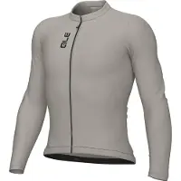 ALÉ - Pragma Color Block L/S Jersey - Radtrikot Gr M grau
