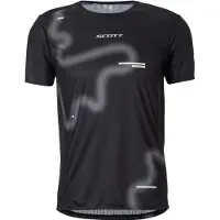 SCOTT - Leichtes und atmungsaktives T-Shirt – Herren – RC Run SS Tee - RC Run SS Tee M Black/Spray Grey für Herren - Größe M - Grau