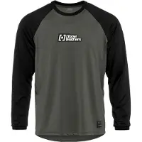 Horsefeathers - Spike L/S Bike Jersey - Radtrikot Gr S grau