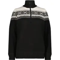 CMP Woman Fleece Sweat Knitted WP nero (U901) 42