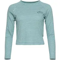Chillaz - Women's Gröden Mountain Flower - Longsleeve Gr 36 türkis