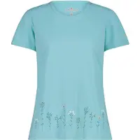 CMP Damen-Piqué-Print-Shirt vorne
