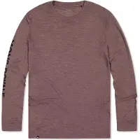 Mons Royale Mens Zephyr Merino Tencel Long Sleeve chestnut (995) M