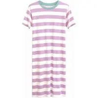 Mazine - Women's Bold Striped Jersey Dress - Kleid Gr M weiß