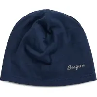 Bergans Wool Junior Beanie navy blue/solid grey (7599) 54