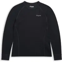 Bergans Inner:dual Merino Junior Long Sleeve dark shadow grey (24616) 128