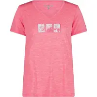 CMP - Women's Light Melange T-Shirt - Funktionsshirt Gr 44 rosa