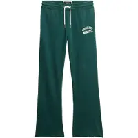 Superdry für Damen. W7011094A Athletic Essentials Ausgestellte Jogger-Hose grün (S), Lässig, Baumwolle