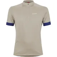 Löffler - Bike Shirt Half-Zip Pukka - Radtrikot Gr 52 grau