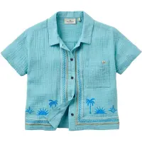 Passenger - Women's Waveney S/S Shirt - Bluse Gr L türkis