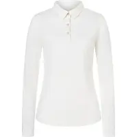 Super.natural W Polo BIO J LS fresh white (620) XS
