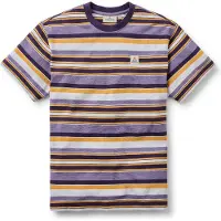 Passenger - Wild Pine Texture Stripe T-Shirt - T-Shirt Gr M bunt
