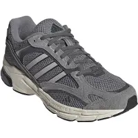 Adidas Sneaker SPORTSWEAR "SPIRITAIN 2000", Mädchen, Gr. 45, grau (grau three, grau two, sanftes weiß), Leder, Textil, Schuhe Sneaker, inspiriert vom Design des adistar control