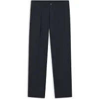 BOSS für Herren. 50567107 Hose aus elastischem Popeline-Baumwollstoff in Marineblau (35/30), Lässig, Baumwolle