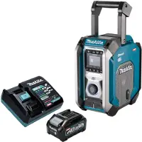 Makita MR 007 GM101 Akku Baustellenradio 12 - 40 V max. Bluetooth DAB+ USB + 1x Akku 4,0 Ah + Ladegerät