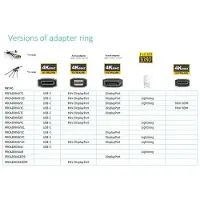 VivoLink PROADRINGDPR, 0,1 m, DisplayPort, HDMI, Stecker, Buchse, Gerade