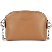Lancaster Geldbörse aus Leder, Paris Modell, Größe PM, Farbe: Beige (Kamel)