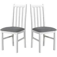 LeafDesign ESSZIMMERSTUHL - 2er-Set Bos 10 weiss soro 90