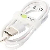 Goobay USB-C Lade- und Synchronisationskabel für alle Geräte mit USB-C Anschluss, weiß 2 Meter