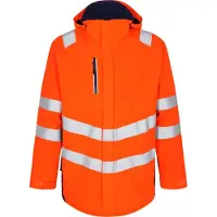 F-engel Warnschutz Shellparka Safety 1145-930 Gr. 6XL orange/blue ink