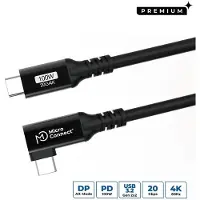 Microconnect USB3.2CC025-A, 0,25 m, USB C, USB C, USB 3.2 Gen 2x2, Schwarz