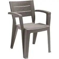 Dmora Gartenstuhl Camogli, Gartensitz, Outdoor-Stuhl, Outdoor-Sessel, Italy, 60x58 h79 cm, Taube