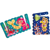Roter Käfer Pädagogisches Spiel Puzzle Sticks Ocean Mermaid Puzzle