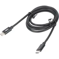 Ansmann USB Typ-C auf Typ-C Daten- und Ladekabel, 120cm