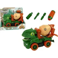 Lean Toys LeanToys IMPORT Beton-LKW Dinosaurier bringt grünes Zubehör auf den Markt