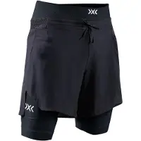 X-Bionic - Effektor 2in1 Shorts - Laufshorts Gr XL schwarz/blau