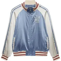 Superdry für Damen. W5012159A Jacke Suika blau (S), Lässig, Polyester