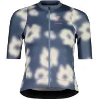 Maloja - Women's VelikaM. - Radtrikot Gr L grau/blau