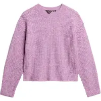 Superdry für Damen. W6110579A Gebürsteter Pullover rosa (L), Lässig, Acryl