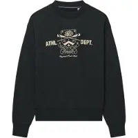 Superdry für Damen. W2012715A Schwarzes Country-Club-Sweatshirt (XS), Lässig, Baumwolle, Langarm