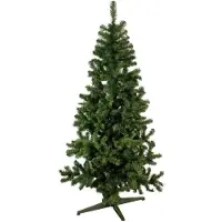 Dmora Weihnachtsbaum 150 cm Jingles, Künstliche Kiefer, Realistischer Baum, Tannenbaum, Italy, 80x80 h150 cm, Grün